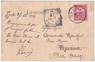 1907 Hidegszamos, Somesu Rece (Kolozsvár mellett / near Cluj); Hidegszamosi villanytelep, erőmű. Kia...