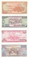 Vietnám 1987. 200D + 1988. 500D + 1000D + 2000D T:UNC
Vietnam 1987. 200 Dong + 1988. 500 Dong + 100...