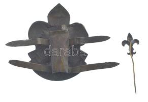 ~1930. "Hungária" bronz cserkész sapkajelvény + Lengyelország ~1930. "ONC ZHP" b...