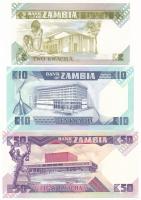 Zambia 1980-1988. 2K + 10K + 50K T:UNC,AU
Zambia 1980-1988. 2 Kwacha + 10 Kwacha + 50 Kwacha C:UNC,...