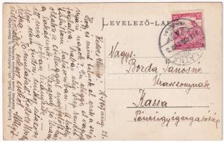 1917 Zalatna, Zlatna; Piac tér, templomok. Popeszku Bazil kiadása, remethy János fényképész felvétel...