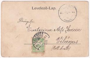 1911 Belényes, Beius; Pavel utca, leány iskola. Matics Ferenc kiadása / street, girl school (EK)