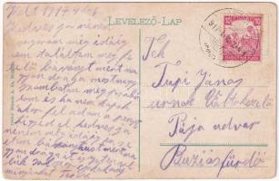 1917 Mehádia, Mehadia; Fő utca, A. Brauch fia üzlete és saját kiadása / Hauptstrasse / main street, ...