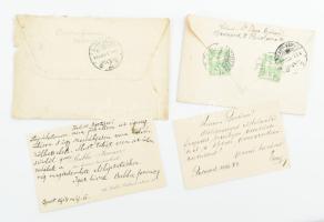 1914 Kúriai bíró és tanácselnök (Dr Plopu György, Bubla Ferenc) névjegyei aláírásokkal Bary József kúriai bíró részére.
