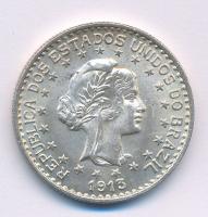 Brazília 1913. 1000R Ag T:AU Brazil 1913. 1000 Reis Ag C:AU Krause KM#513
