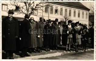 1940 Székelykeresztúr, Kristur, Cristuru Secuiesc (Sacuesc); bevonulás / entry of the Hungarian troops. Gálna Zoltán fényképész photo (fl)