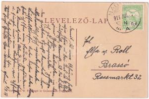 1914 Nagysink, Gross-Schenk, Cincul Mare; Neugasse, Krumgasse / utcaképek. W. Fernengel kiadása / st...