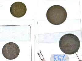 4db klf ezüstpénz, közte Portugália 1915. 10c Ag, Nagy-Britannia 1936. 1Sch Ag T:AU-VF 4pcs of diff silver coins, with Portugal 1915. 10 Centavos Ag, Great-Britain 1936. 1 Schilling Ag C:AU-VF