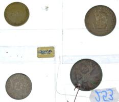 4db klf ezüstpénz, közte Portugália 1915. 10c Ag, Nagy-Britannia 1936. 1Sch Ag T:AU-VF
4pcs of diff...