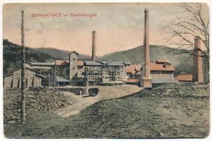 Gurahonc, Honctő, Gurahont; Cement gyár. Kerpel Izsó kiadása / cement factory (Rb)