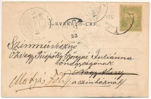 1905 Kovászna, Covasna; Fő tér, Gazda-féle ház, Adler Simon, Moskovicz Társai, Laczkovits János, Mih...