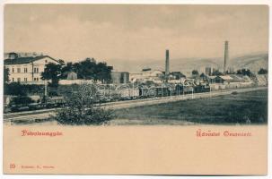Orsova, petroleumgyár, ipari vasút, vonat. Hutterer G. / petroleum factory, industrial railway, train