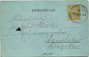 1903 Abrudbánya, Abrud; látkép. Gálfy fényképész kiadása / general view (r)