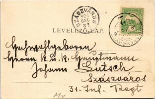 1904 Gyulafehérvár, Karlsburg, Alba Iulia; Novák Ferenc tér, Fuchs Nándor, Weisz Adolf, Jakabffy Alb...