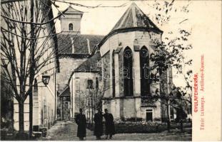 1911 Gyulafehérvár, Karlsburg, Alba Iulia; Tüzérlaktanya, katonák. Petri F. Vilmos kiadása / Artillerie-Kaserne / K.u.K. military artillery barracks, soldiers (EK)