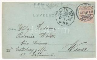 1899 (Vorläufer) Nagyvárad, Oradea; Szent László király szobor, Premontrei főgimnázium, Kereskedelmi...