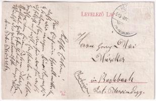 1913 Resicabánya, Resicza, Recita, Resita; Kemenceszéki-völgy árvíz után, fűrésztelep, iparvasút / C...