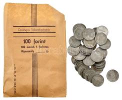 1941-1944. 1P Al (55x) &quot;Országos Takarékpénztár - 100 Forint, 100 darab 1 Forintos&quot; papírzacskóban, a zacskó bélyegzés nélkül T:F oxidáció, porózus  Adamo P6.1