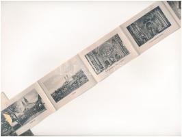 Máriaradna, Mária-Radna, Radna (Lippa, Lipova); leporellolap 10 képpel / leporellocard with 10 pictu...