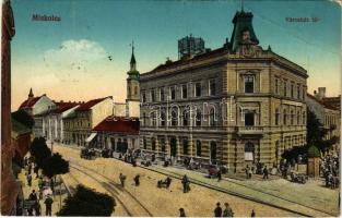 1916 Miskolc, Városház tér, Kálmán M. üzlete (fa)