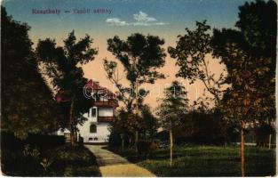 1920 Keszthely, vasúti sétány. Kiadja Mérei Ignác (kopott sarkak / worn corners)