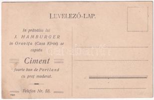 Oravica, Oravita; Hamburger Jenő Beocsini cementraktár üzlete / Casa Klein / Beocin cement warehouse...