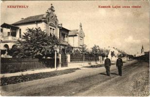 Keszthely, Kossuth Lajos utca részlet. Kiadja Mérei Ignác