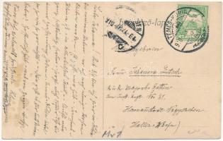 1910 Kevevára, Temeskubin, Kovin; Semendrianer Festung von Temeskubin aus gesehen, Partie der Kevevá...