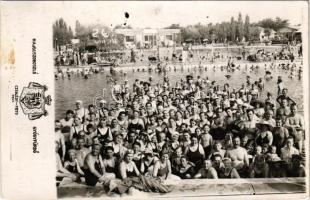 1941 Hajdúszoboszló, gyógyfürdő. Czeglédy fotó