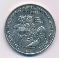 Turks- és Caicos-szigetek 1991. 5C "II. Erzsébet / Az Új Világ felfedezése" Cu-Ni C:AU 
T...