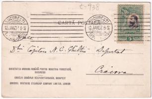 1907 Brezoi, Brezoiu (Valcea); Voie d'exploitation, Fabrica Scieries, Funiculare, Cale de explo...