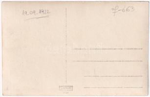 1922 September 19 - Valea Larga (Prahova), railway accident, bridge collapsed under the weight of a ...