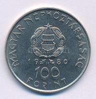 1980. 100Ft Ni "Szovjet-magyar közös űrrepülés" T:AU Adamo EM61