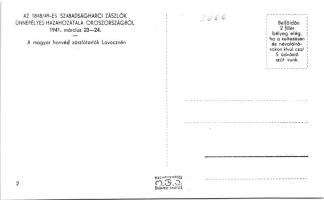 1941 Lavochne, Lavoczne; az 1848-49-es szabadságharci zászlók ünnepélyes hazahozatala Oroszországból...