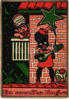 1932 En muzika lingvo / Esperanto art postcard s: L. Weijts (b)