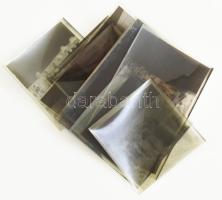 12 db II. világháborús katonákat ábrázoló fotónegatív, 6x6 cm és 9x6 cm méretben