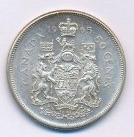 Kanada 1965. 50c Ag "II. Erzsébet" T:AU,XF 
Canada 1965. 50 Cents Ag "Elizabeth II&q...