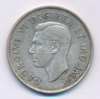 Kanada 1944. 50c Ag "VI. György" T:XF Canada 1944. 50 Cents Ag "George VI" C:XF  Krause KM# 36