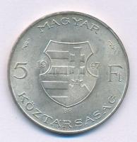 1947. 5Ft Ag "Kossuth" T:AU Adamo F8.1