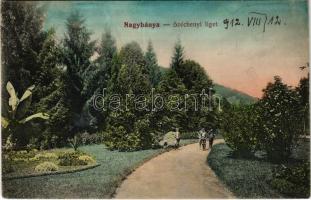 1912 Nagybánya, Baia Mare; Széchenyi liget. Frankovits A. kiadása / park (Rb)