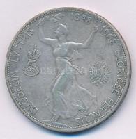 Ausztria 1908. 5K Ag "Ferenc József - Jubileum" T:VF,F ph.
Austria 1908. 5 Corona Ag &quo...