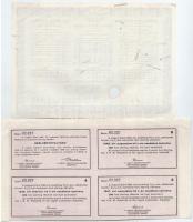 6xklf vegyes részvény és sorsjegy, benne Budapest 1886. "Egyházi Műemlék Alap" sorsjegyköl...