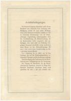 Német Harmadik Birodalom / Braunschweig 1936. "Braunschweig-i Állami Bank" 4 1/2%-os kölcs...