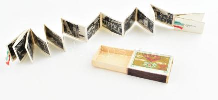 1940 Miniatűr leporelló az erdélyi bevonulás fotóival, rajtuk a különböző városokban (Nagyvárad, Sza...