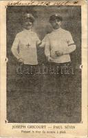 1913 Joseph Gricourt, Paul Sévin; journalistes Francais, Faisant le tour du mond a pied / két francia zsurnaliszta világutazó / French world traveler journalists (EK)