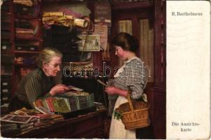 1915 Die Ansichtskarte / The Postcard. Moderne Meister Arthur Rehn & Co. Berlin No. 25. s: R. Barthelmess (ázott sarok / wet corner)
