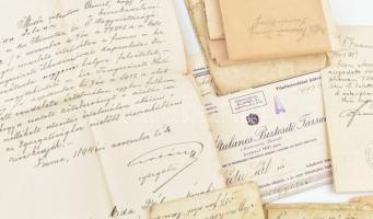 1844-1907 Székesfehérvár, Vida Pál és Vida János vegyes iratai (biztosítási okiratok, kötelezvény, n...