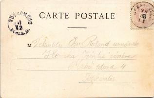 1898 (Vorläufer) Hongrie / Magyarország. Szecessziós népviseletes művészlap. Art Nouveau, litho s: P...