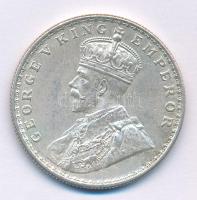 India 1917. 1R Ag V. György Bombay T:AU kis patina India 1917. 1 Rupee Ag George V Bombay C:AU small patina Krause KM#524