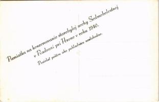 Radvány, Zólyomradvány, Radvan (Besztercebánya, Banská Bystrica); Fájdalmas Szűzanya ősi szobra 1940...